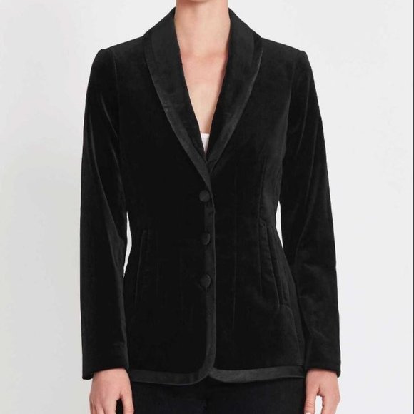 FRAME Fitted Velvet Jacket NWT - Picture 2 of 4